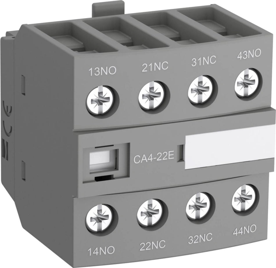 ABB CA4-22E FRONT AUX Contact Block CA4-22E 4VAC