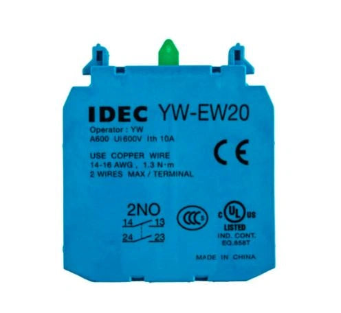 IDEC YW-EW20 Contact block-2NO